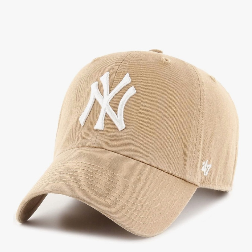 Tan NY Logo Baseball Cap